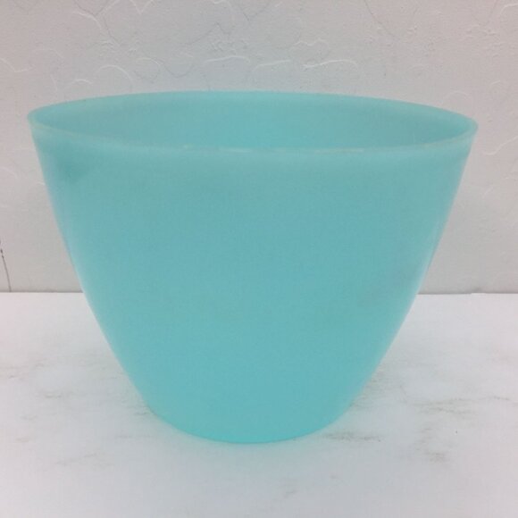 Vintage Tupperware Set 4 Pastel Bowls Teal Blue Yellow White 3 Lids Kitchenware - Picture 7 of 16